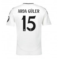 Camisa de Futebol Real Madrid Arda Guler #15 Equipamento Principal 2024-25 Manga Curta